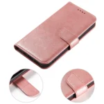 Magnet Case Elegant Bookcase Type Case With Kickstand For Pink Kryt iPhone 13 Pro