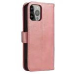 Magnet Case Elegant Bookcase Type Case With Kickstand For Pink Kryt iPhone 13 Pro Max