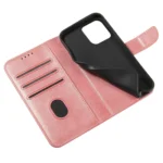 Magnet Case Elegant Bookcase Type Case With Kickstand For Pink Kryt iPhone 13 Pro Max