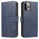 Magnet Case Elegant Case Cover With A Flap And Stand Function For Max Blue Kryt iPhone 14