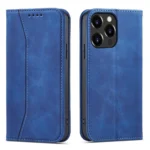 Magnet Fancy Case Case For Cover With Flip Wallet Stand Blue Kryt iPhone 14 Pro Max