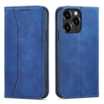 Magnet Fancy Case Case For Cover With Flip Wallet Stand Blue Kryt iPhone 14 Pro Max