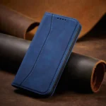 Magnet Fancy Case Case For Cover With Flip Wallet Stand Blue Kryt iPhone 14 Pro Max