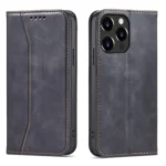 Magnet Fancy Case Case For Flip Cover Wallet Stand Black Kryt iPhone 14