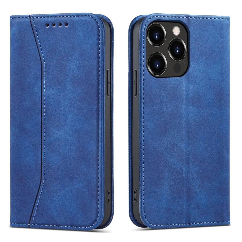 Magnet Fancy Case Case For Flip Cover Wallet Stand Blue Kryt iPhone 14