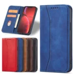 Magnet Fancy Case Case For Flip Cover Wallet Stand Blue Kryt iPhone 14 Pro