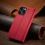 Magnet Fancy Case Case For Flip Cover Wallet Stand Red Kryt iPhone 14 Pro