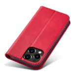 Magnet Fancy Case Case For Flip Cover Wallet Stand Red Kryt iPhone 14 Pro