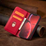 Magnet Fancy Case Case For Flip Cover Wallet Stand Red Kryt iPhone 14 Pro Max