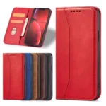Magnet Fancy Case Case For Plus Flip Cover Wallet Stand Red Kryt iPhone 14 Plus