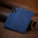 Magnet Fancy Case Case For Pouch Card Wallet Card Holder Blue Kryt iPhone 13 Pro Max