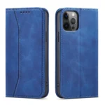 Magnet Fancy Case Case For Pouch Card Wallet Card Stand Blue Kryt iPhone 12 Pro Max
