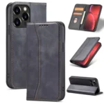 Magnet Fancy Case Case For Pouch Wallet Card Holder Black Kryt iPhone 13 Pro Max