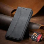 Magnet Fancy Case Case For Pouch Wallet Card Holder Black Kryt iPhone 13 Pro Max