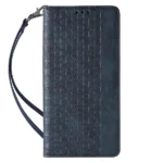 Magnet Strap Case Case For Flip Wallet Mini Lanyard Stand Blue Kryt iPhone 14 Pro Max