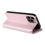 Magnet Strap Case Case For Flip Wallet Mini Lanyard Stand Pink Kryt iPhone 14 Pro