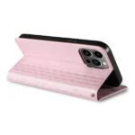Magnet Strap Case Case For Flip Wallet Mini Lanyard Stand Pink Kryt iPhone 14 Pro