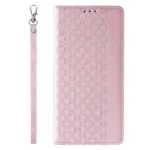 Magnet Strap Case Case For Flip Wallet Mini Lanyard Stand Pink Kryt iPhone 14 Pro Max