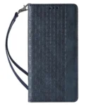Magnet Strap Case Case For Plus Flip Wallet Mini Lanyard Stand Blue Kryt iPhone 14 Plus