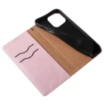 Magnet Strap Case Case For Plus Flip Wallet Mini Lanyard Stand Pink Kryt iPhone 14 Plus