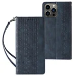 Magnet Strap Case Case For Pouch Wallet + Mini Lanyard Pendant Blue Kryt iPhone 13 Pro