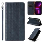 Magnet Strap Case Case For Pouch Wallet + Mini Lanyard Pendant Blue Kryt iPhone 13 Pro