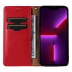 Magnet Strap Case Case With Flip Wallet Mini Lanyard Stand Red Kryt iPhone 14 Pro