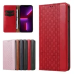 Magnet Strap Case Case With Flip Wallet Mini Lanyard Stand Red Kryt iPhone 14 Pro