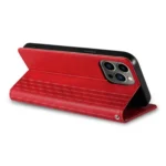 Magnet Strap Case Case With Flip Wallet Mini Lanyard Stand Red Kryt iPhone 14 Pro