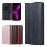 Magnet Strap Case Flip Wallet Mini Lanyard Stand Blue Kryt iPhone 14 Pro