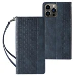 Magnet Strap Case For Pouch Wallet + Mini Lanyard Pendant Blue Kryt iPhone 12 Pro Max