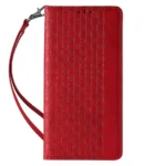 Magnet Strap Case Plus Case With Flip Wallet Mini Lanyard Stand Red Kryt iPhone 14 Plus