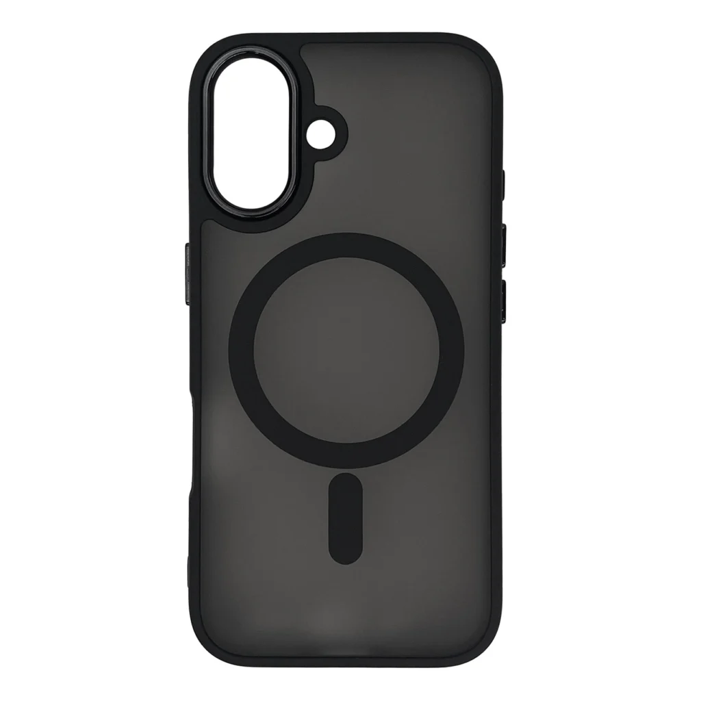 Magnetic Collection MagSafe Case Black Kryt iPhone 16 Plus