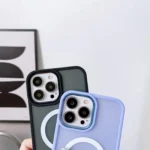 Magnetic Color Matte Case For - Black Kryt iPhone 15