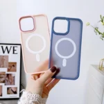 Magnetic Color Matte Case For - Black Kryt iPhone 15 Pro Max