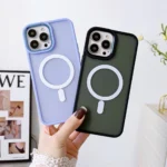 Magnetic Color Matte Case For - Black Kryt iPhone 15 Pro Max