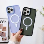 Magnetic Color Matte Case For - Navy Blue Kryt iPhone 15