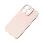 MagSafe Compatible Silicone Case For Silicone Case - Cream Kryt iPhone 15