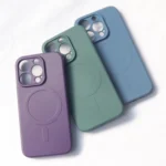 MagSafe Compatible Silicone Case For Silicone Case - Cream Kryt iPhone 15