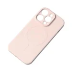 MagSafe Compatible Silicone Case For Silicone Case - Cream Kryt iPhone 15