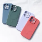 MagSafe Compatible Silicone Case For Silicone Case - Cream Kryt iPhone 15