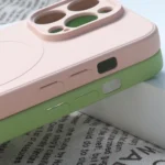 MagSafe Compatible Silicone Case For Silicone Case - Pink Kryt iPhone 15 Pro Max