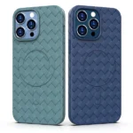 MagSafe Woven Case For - Navy Blue Kryt iPhone 15 Pro