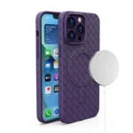 MagSafe Woven Case For - Purple Kryt iPhone 15