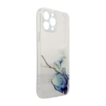 Marble Case For Gel Cover Marble Blue Kryt iPhone 12 Pro Max