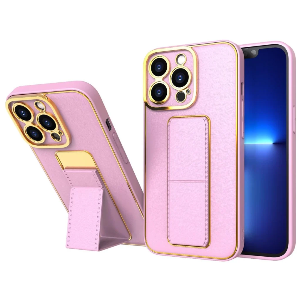 New Kickstand Case Case For With Stand Pink Kryt iPhone 13 Pro