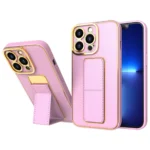 New Kickstand Case Case For With Stand Pink Kryt iPhone 13 Pro