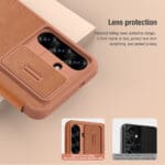 Nillkin Qin Book PRO Black Kryt Samsung Galaxy S25