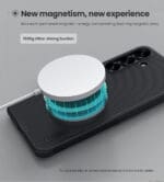 Nillkin Super Frosted PRO Magnetic Black Kryt Samsung Galaxy S25 Plus