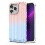 Ombre Protect Case For Armored Cover Pink And Blue Kryt iPhone 14 Pro